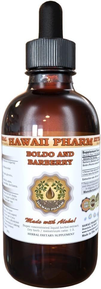 Boldo and Barberry Liquid Extract, Boldo (Peumus boldus) and Barberry (Berberis vulgaris) Tincture Supplement, 2 x 946 ml Unfiltered - görsel 9