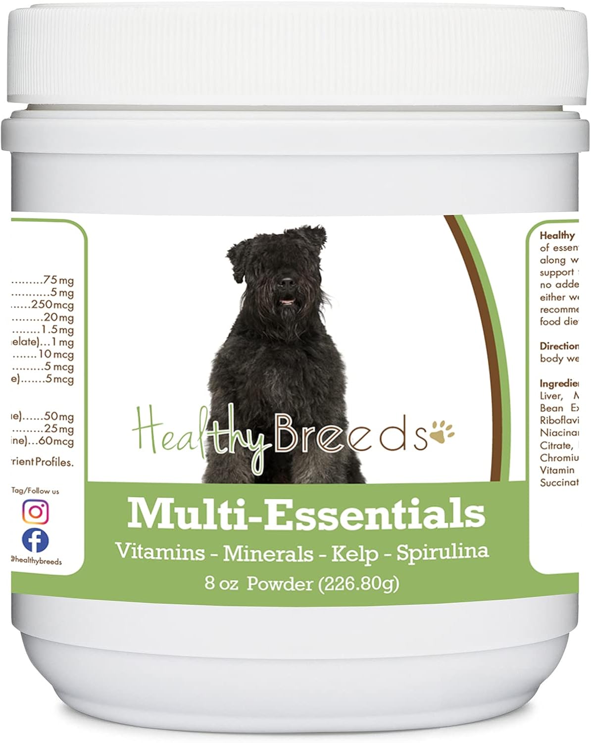 Healthy Breeds Bouvier des Flandres Multi-Essentials Powder for Dogs - 227 g - görsel 1