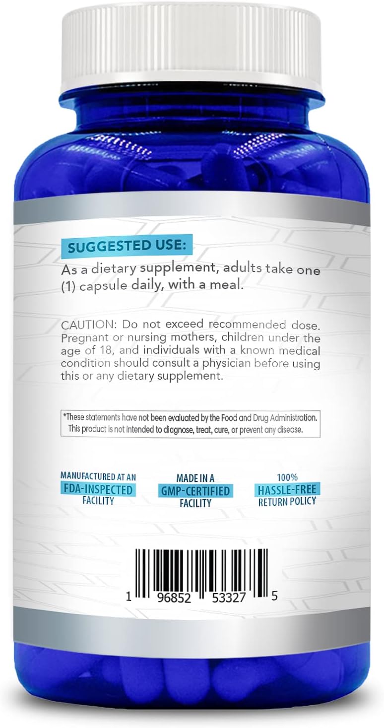 High Strength 500mg SAM-e Supplement - S-Adenosyl Methionine for Bone, Joint & Mood Support - Vegan, Non-GM, 180 Vegetarian Capsules - görsel 2