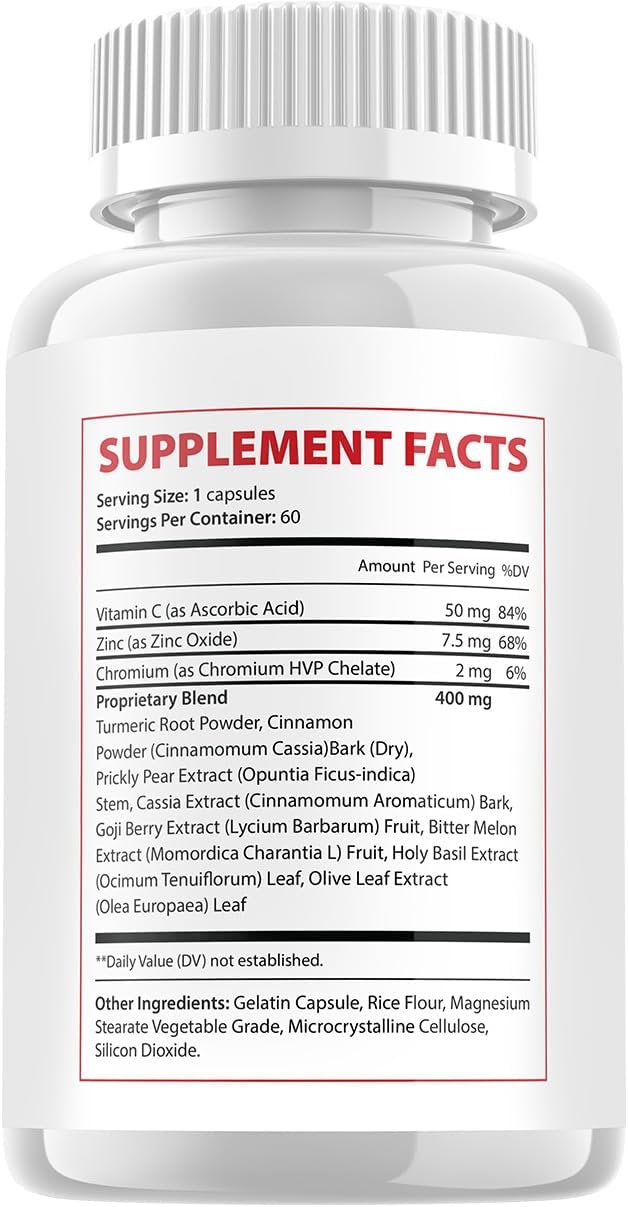 Glyco Vantage Capsules - Advanced Food Supplement, All-Natural Formula (60 Capsules) - görsel 6