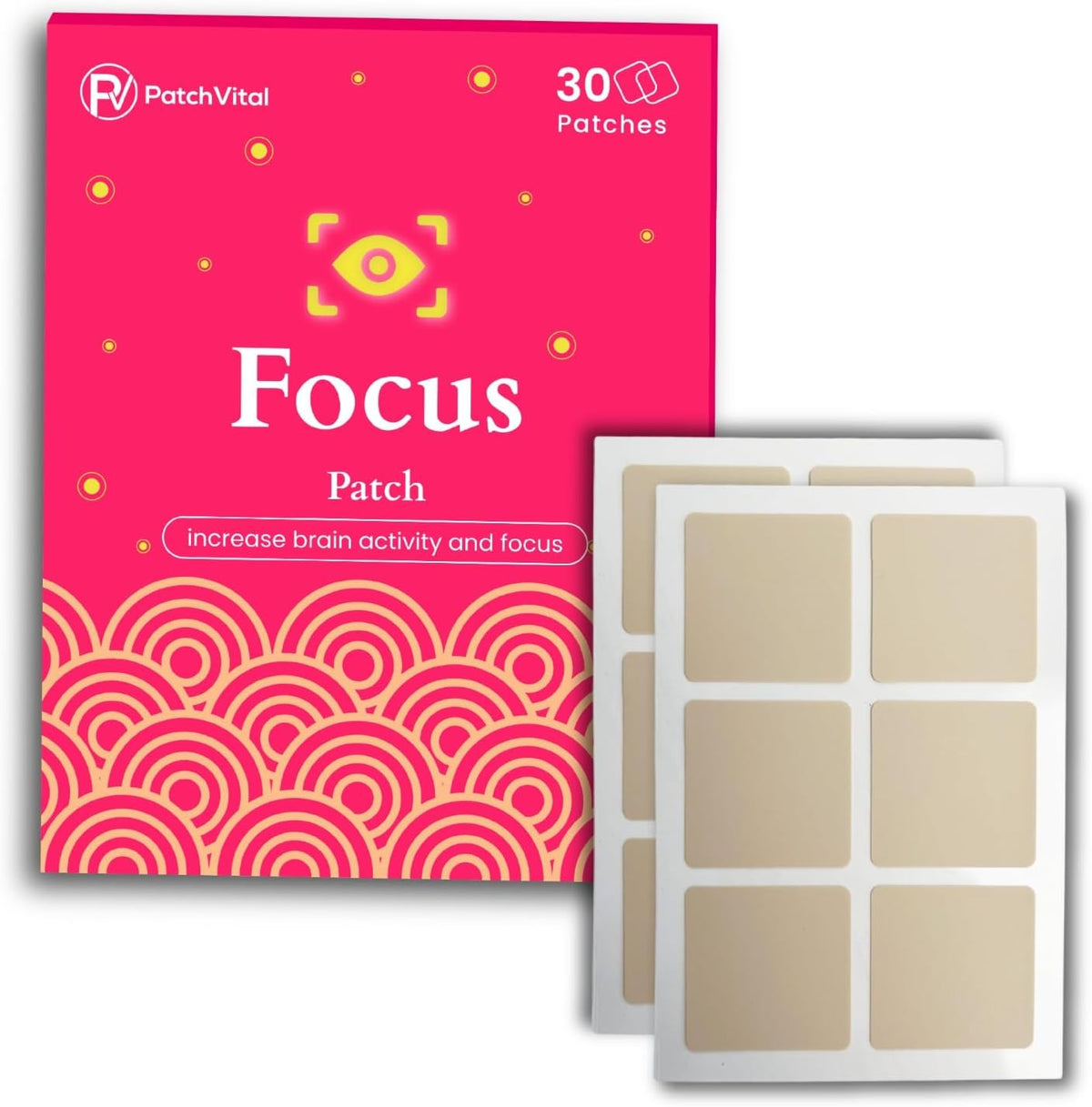 Focus Patch | Plant Based Water Resistant Patches (30 Count) - görsel 1