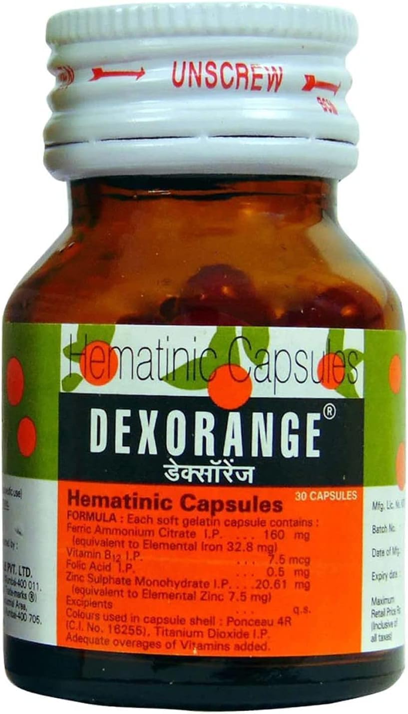 Dexorange (Pack of 2, 30 Capsules Each) - by pharmacylife - görsel 1