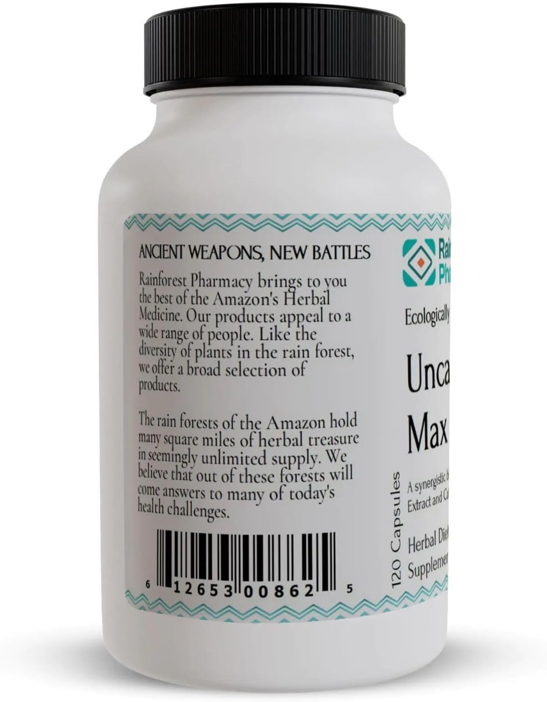 Uncarine Max Cat’s Claw Capsules 500mg, 120 Vegetarian Capsules - görsel 2