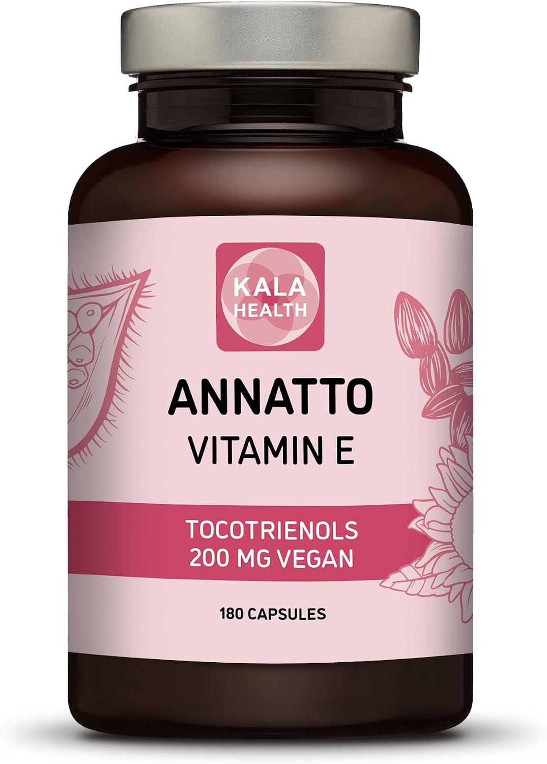 Annatto Tocotrienols Vegan Vitamin E Supplement - Tocopherol Free - 200mg - Non-GMO - 60 Capsules - görsel 3