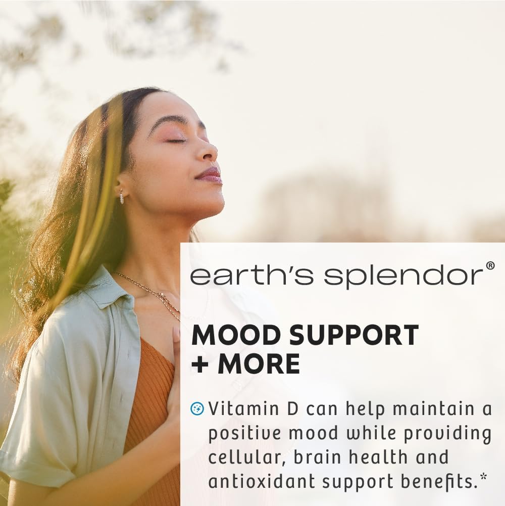 Earth's Splendor Vitamin D 2,000 IU – Immune Support and Bone Health – 75 Tablets - görsel 7
