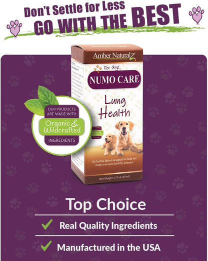 Amber NaturalZ Numo Care Respiratory Support for Dogs, 30 ml