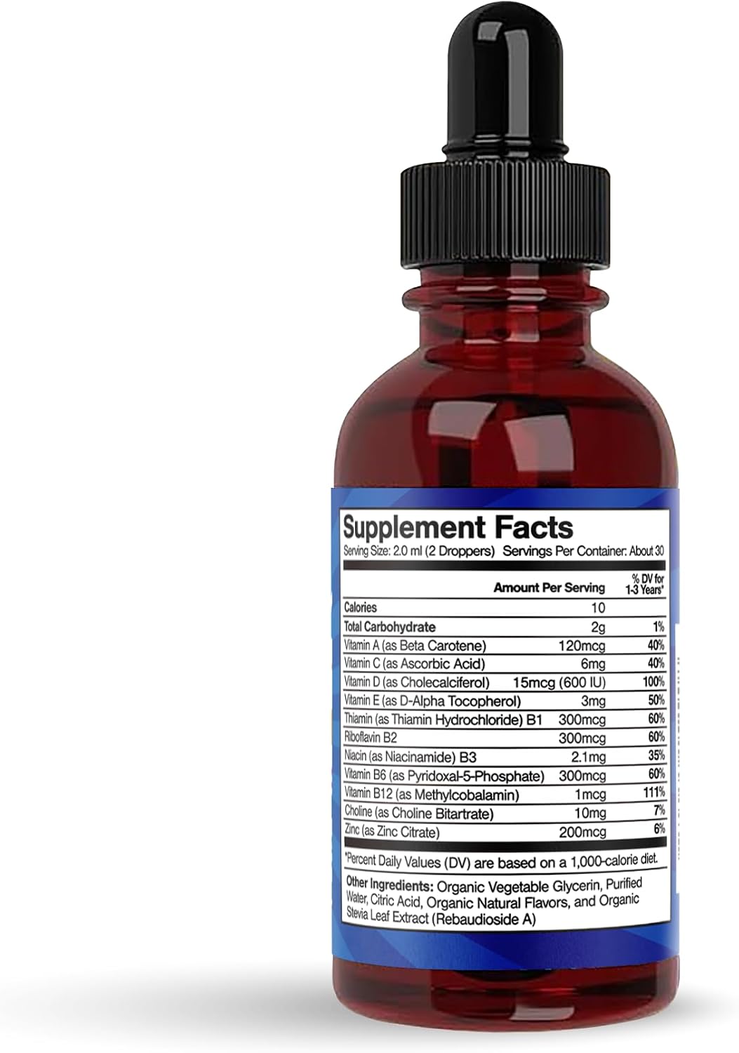 Feel Great Vitamins Organic Multivitamin Liquid for Children, 60 ml - görsel 6
