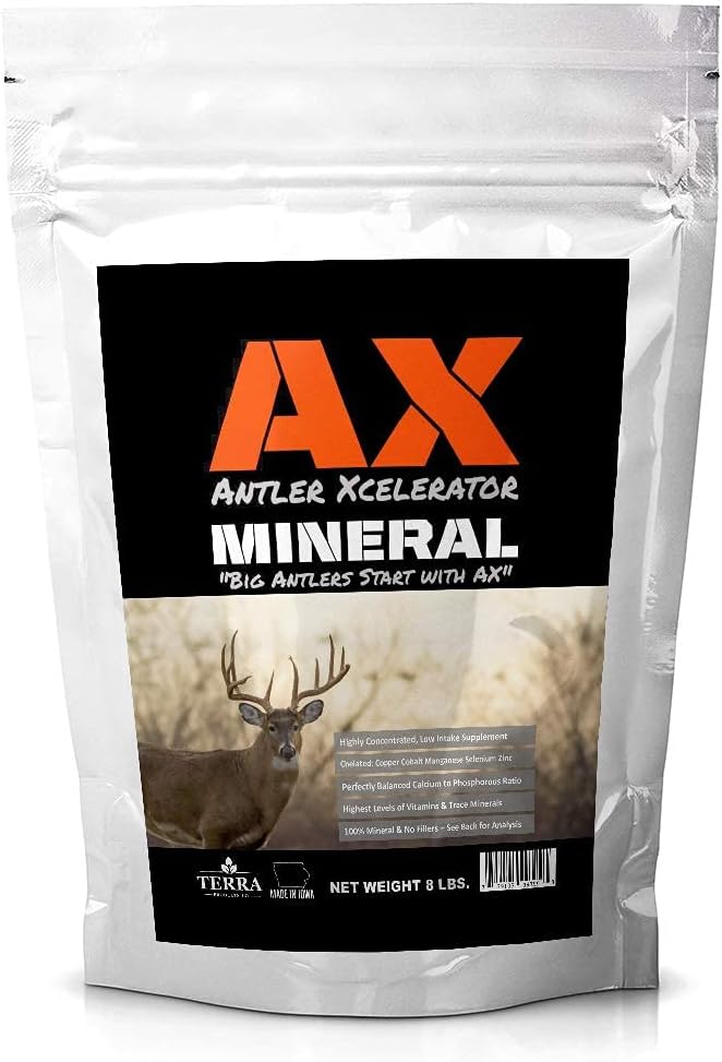 Terra Products Co. AX Deer Mineral - Antler Xcelerator for Deer (20 lb) - görsel 10