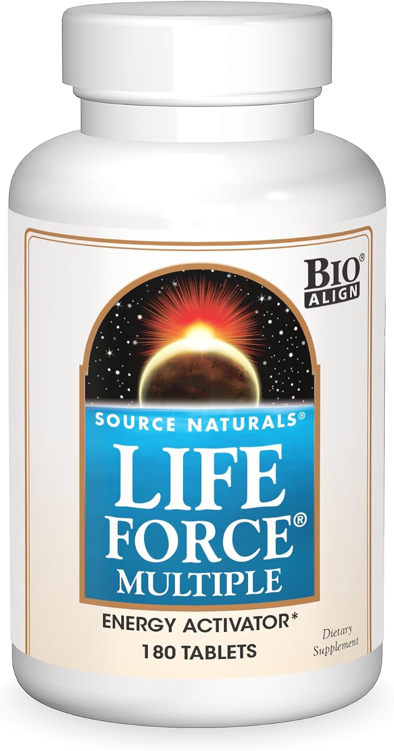 Source Naturals Life Force Multiple Daily Multivitamin – High-Strength Essential Vitamins & Minerals – 30 Tablets - görsel 10