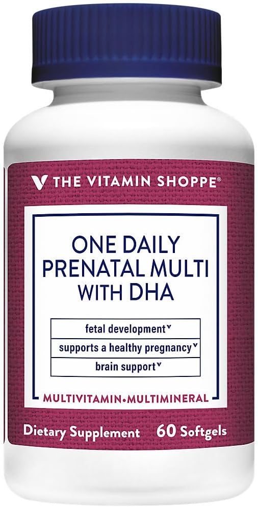 The Vitamin Shoppe One Daily Prenatal Multivitamin with DHA - görsel 1