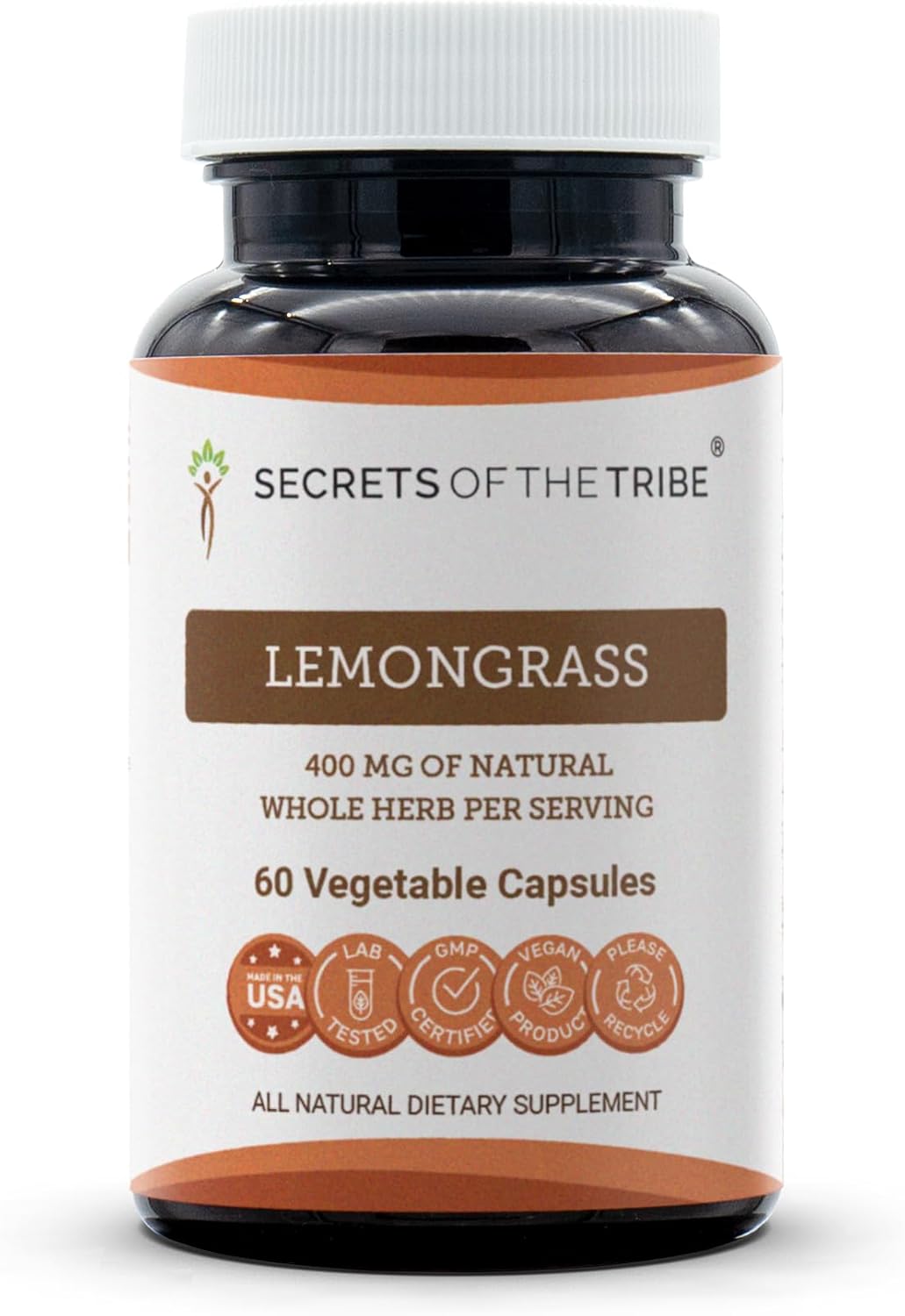 Secrets of the Tribe Lemongrass 60 Capsules, 800 mg - görsel 1