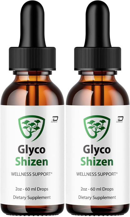 Glyco Shizen Healthy Formula – Extra Strength Liquid Drops (2 Pack, 2 Month Supply)