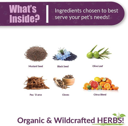 Amber NaturalZ Tossa K Kennel Bark Herbal Supplement for Dogs and Puppies