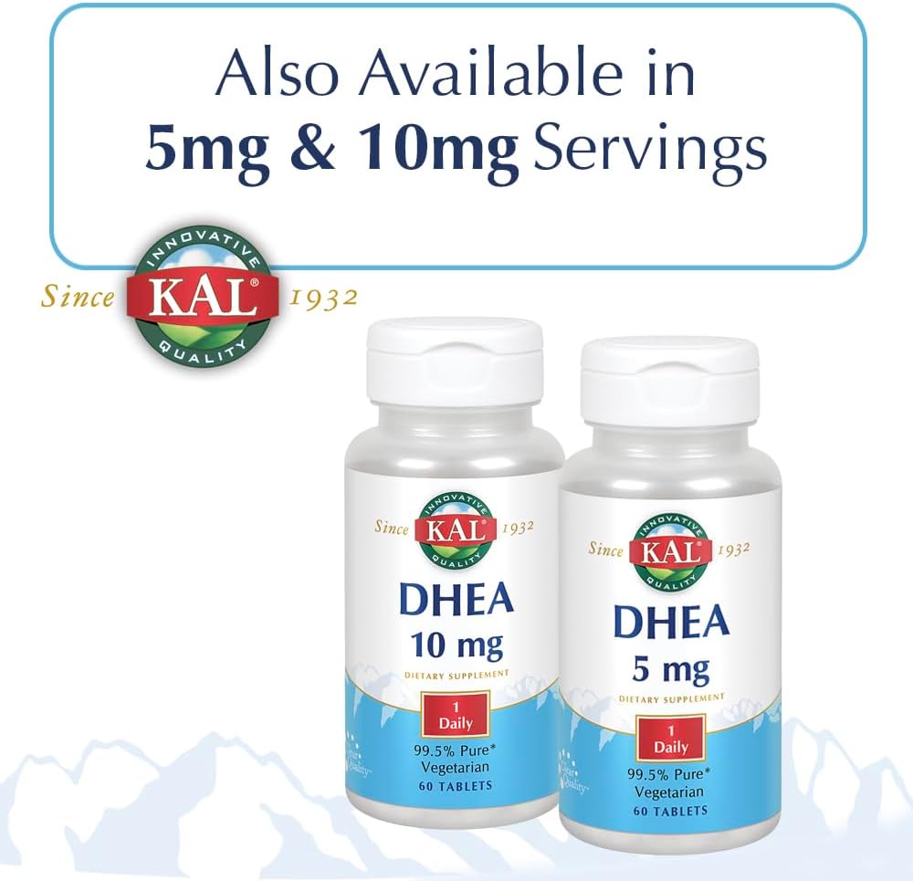 KAL DHEA 25 mg - Micronised DHEA Supplement – Contributes to general vitality and wellbeing when used responsibly.* – Image 5