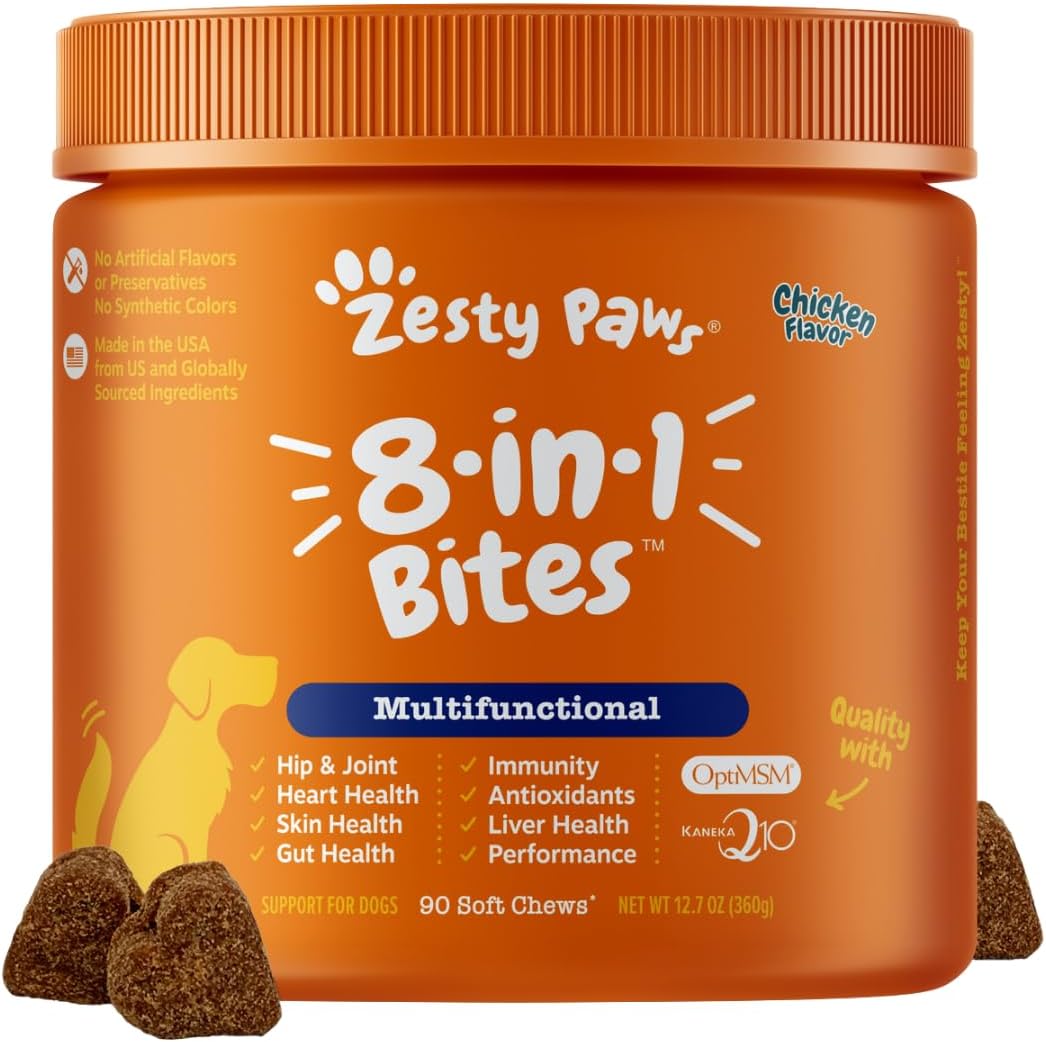 8-in-1 Multivitamin Bites for Dogs with Glucosamine, Chondroitin & Probiotics - görsel 1