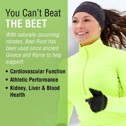 SOLARAY Beet Root 605mg – Nitric Oxide Support for Heart Health and Athletic Performance