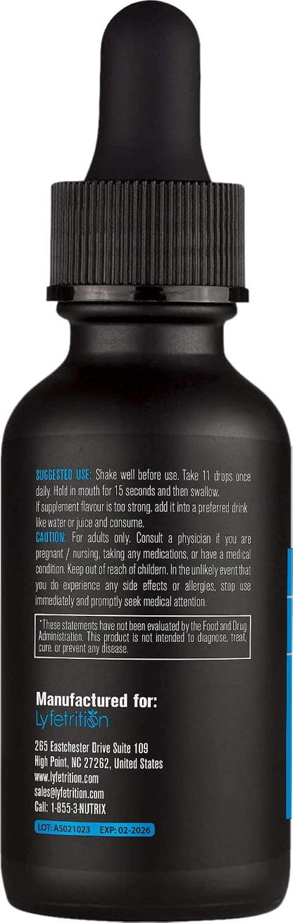 Lyfetrition Apigenin Supplement 70mg, 118 ml Liquid, 220 Servings
