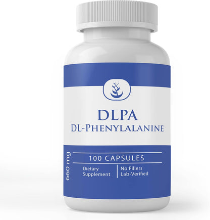 Pure Original Ingredients DLPA DL-Phenylalanine – 100 Capsules – Purely Sourced, No Additives, Lab Verified