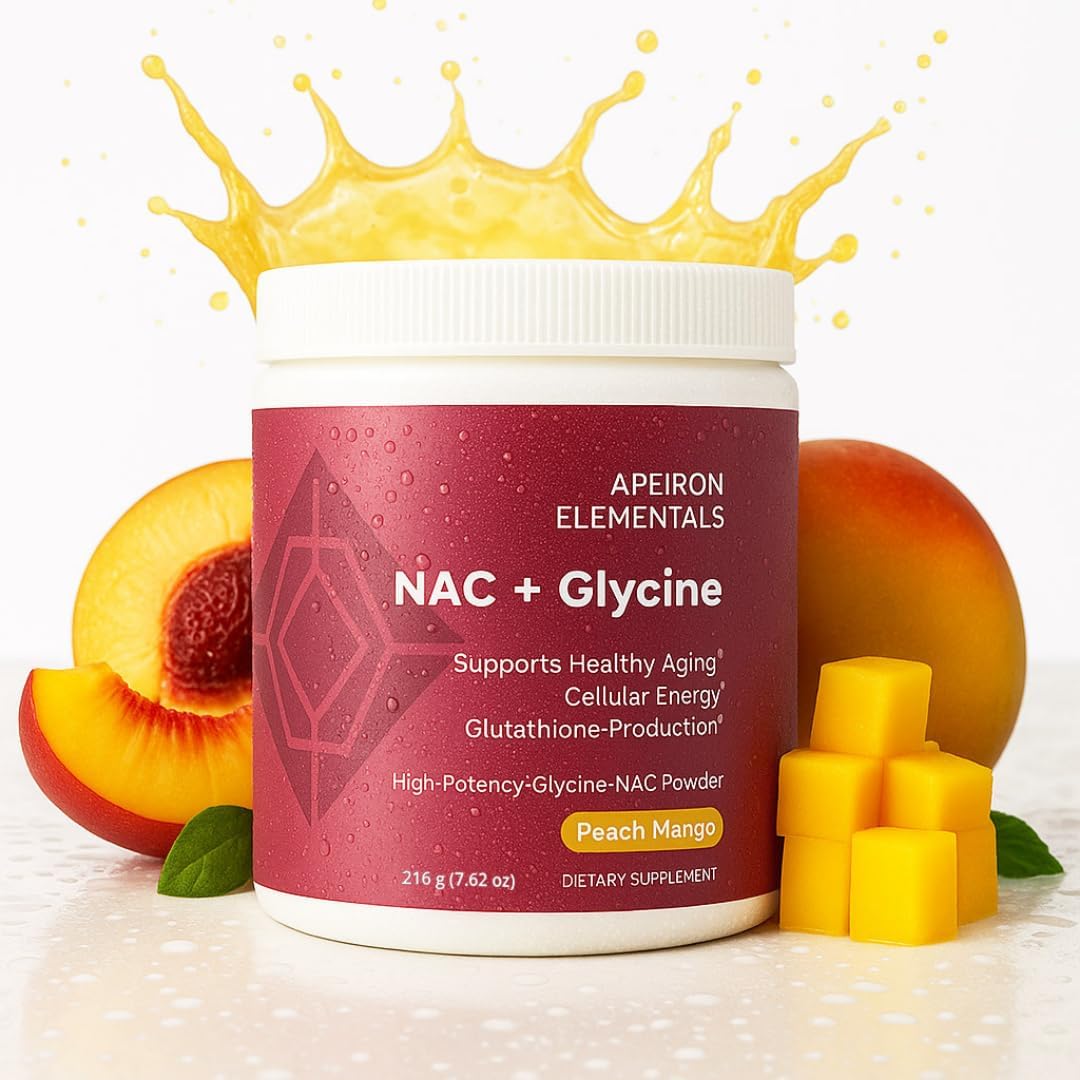 Apeiron Elementals NAC + Glycine Powder – 2500mg – Glutathione Production, Immune Health, and Cellular Energy - görsel 4