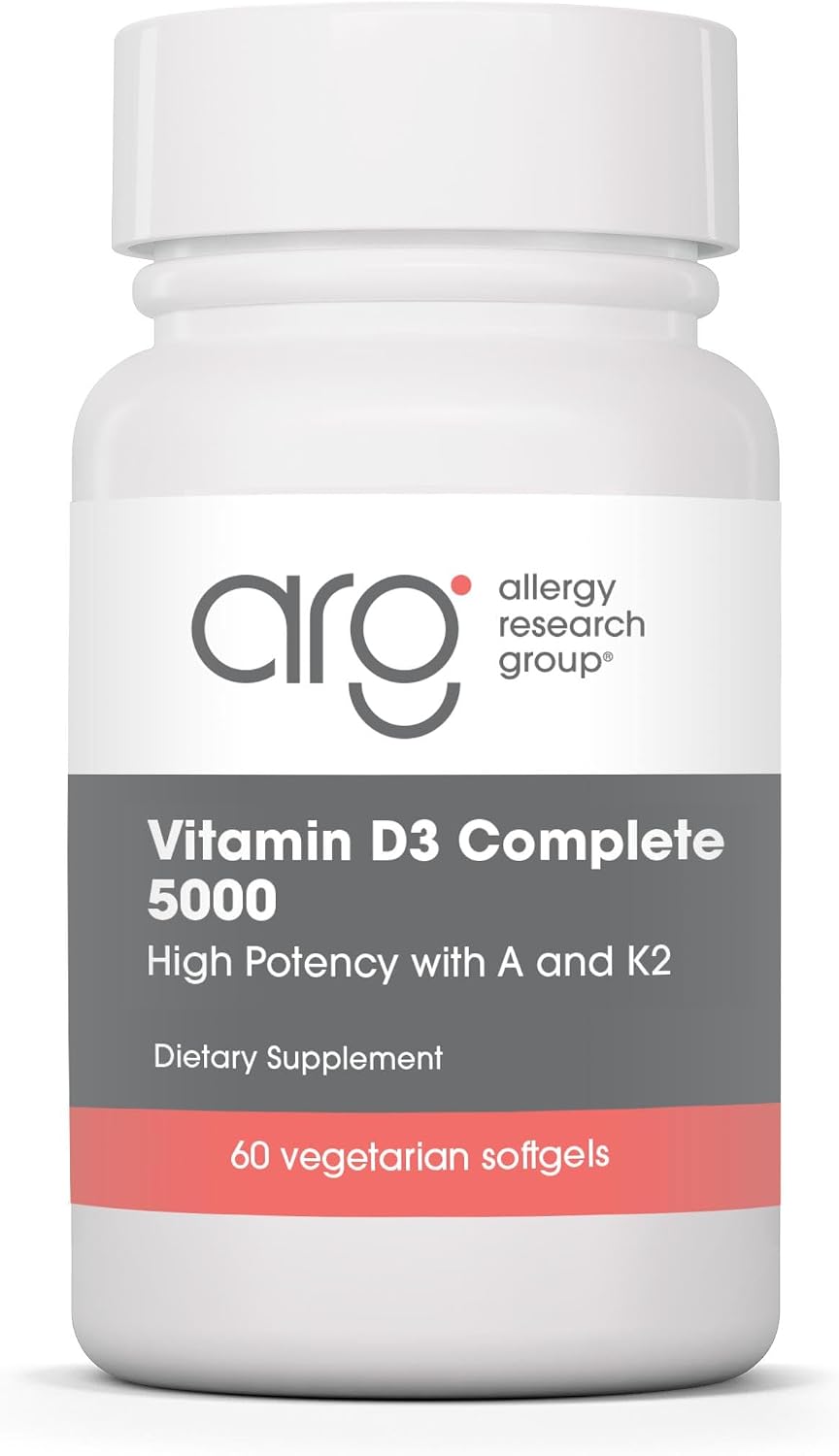 Allergy Research Group Vitamin D3 Complete 5000 with Vitamin A & K2 - görsel 1