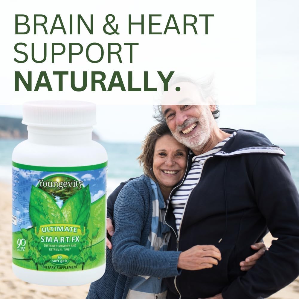 Youngevity S.M.A.R.T. FX™ Nootropic Supplement with DHA, EPA & Rosemary Oil (60 Soft Gels) - görsel 3
