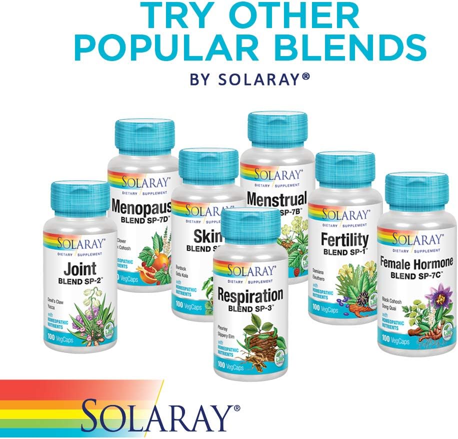 Solaray Kidney Blend SP-6 – Traditional Herbal Supplement for Women and Men, 100 Vegan Capsules - görsel 7