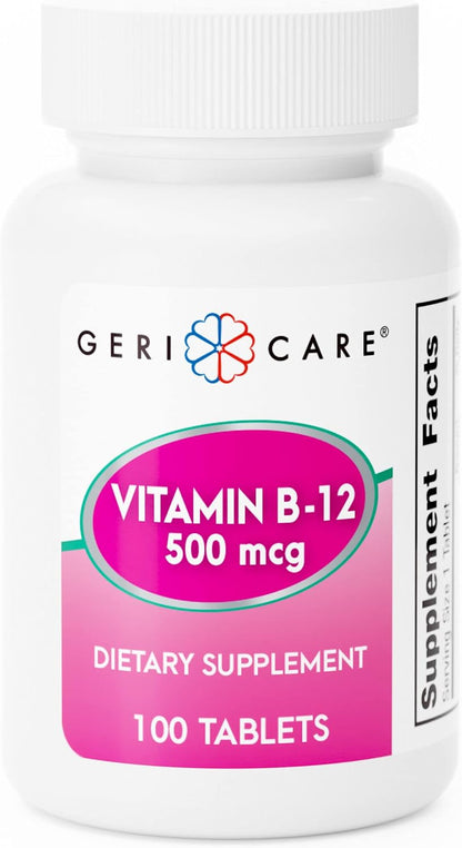 GeriCare Vitamin B-12 1000mcg High Potency Tablets