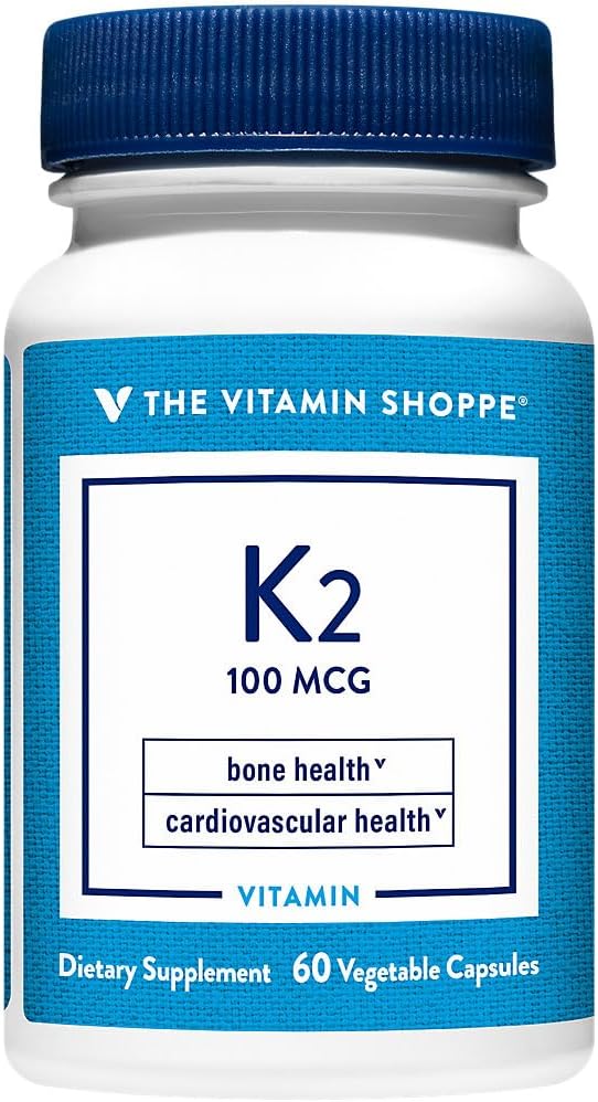 Vitamin K2 MK-7 100 mcg – Bone Maintenance & Circulatory Support – 60 Vegan Capsules - görsel 1