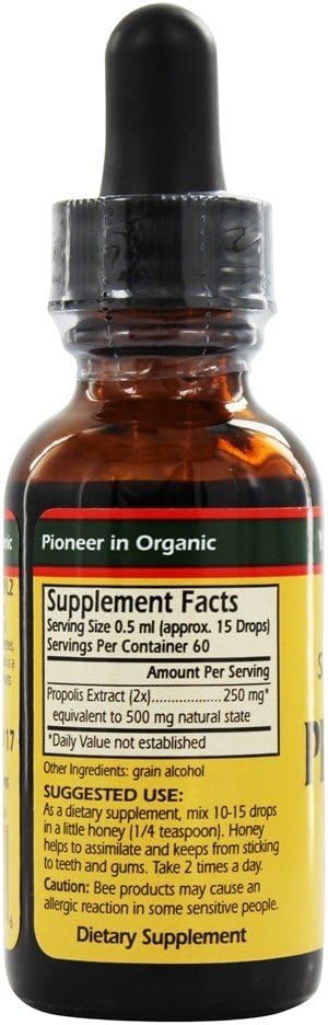 YS Eco Bee Farms Super Strength Propolis - 1 fl oz Liquid - görsel 3