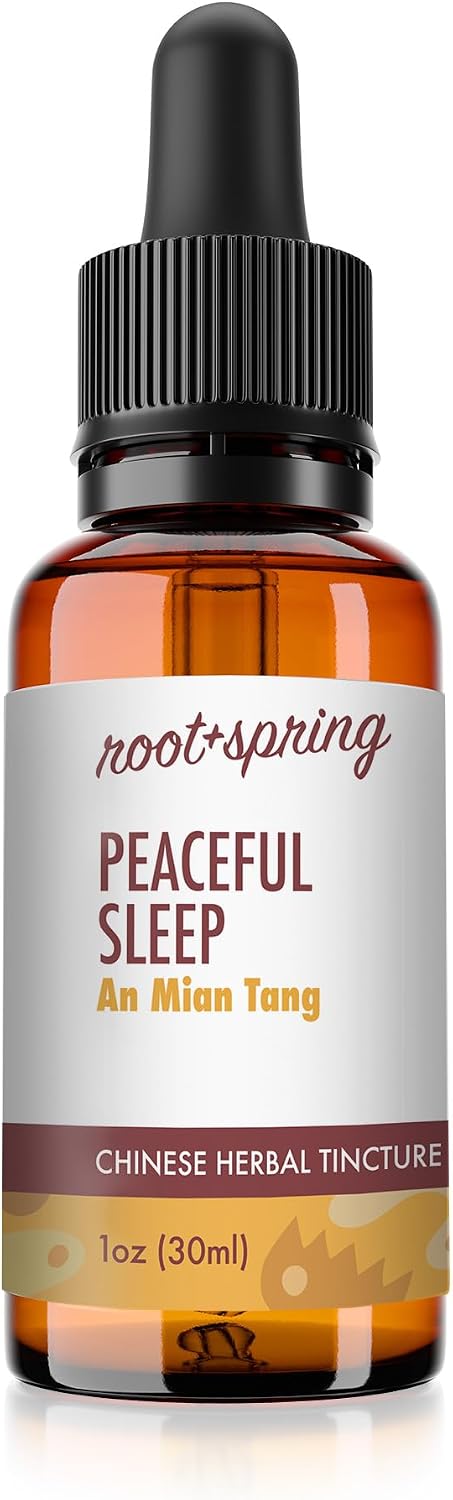 Peaceful Sleep Liquid Extract – An Mian Tang Concentrate with Dropper – TCM Herbal Tincture 1 fl oz (Pack of 4) - görsel 8