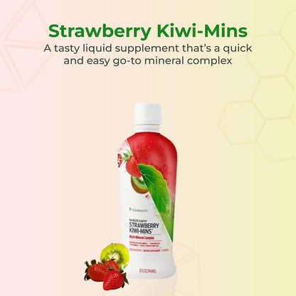Youngevity Strawberry Kiwi-Mins Plant-Derived Multi-Mineral Complex, 946 ml