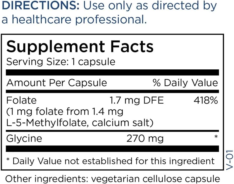 MethylPro L-Methylfolate 1 mg – Supports a Healthy Mood – Active Folate for Methylation Support – 90 Capsules - görsel 2