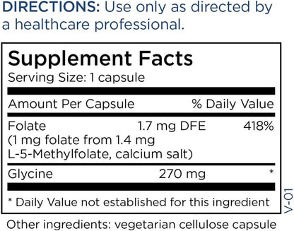 MethylPro L-Methylfolate 1 mg – Supports a Healthy Mood – Active Folate for Methylation Support – 90 Capsules