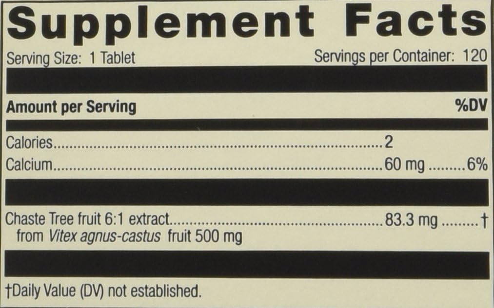 Mediherb Chaste Tree - 120 Tablets - görsel 3