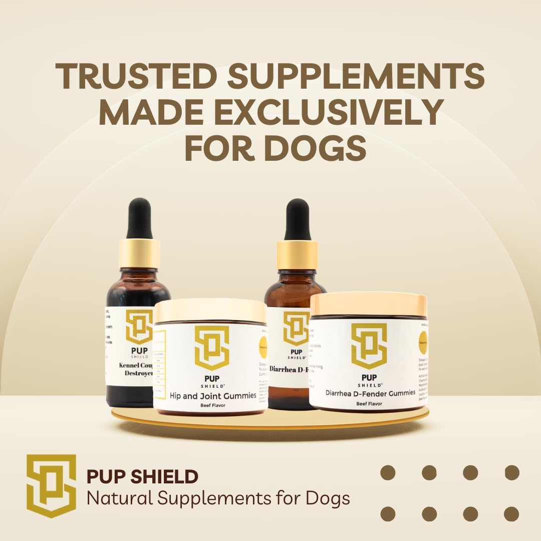 Pup Shield Natural Immune Support for Dogs - Probiotics with Olive Leaf, Turkey Tail & Echinacea - 30-Day Supply - görsel 7