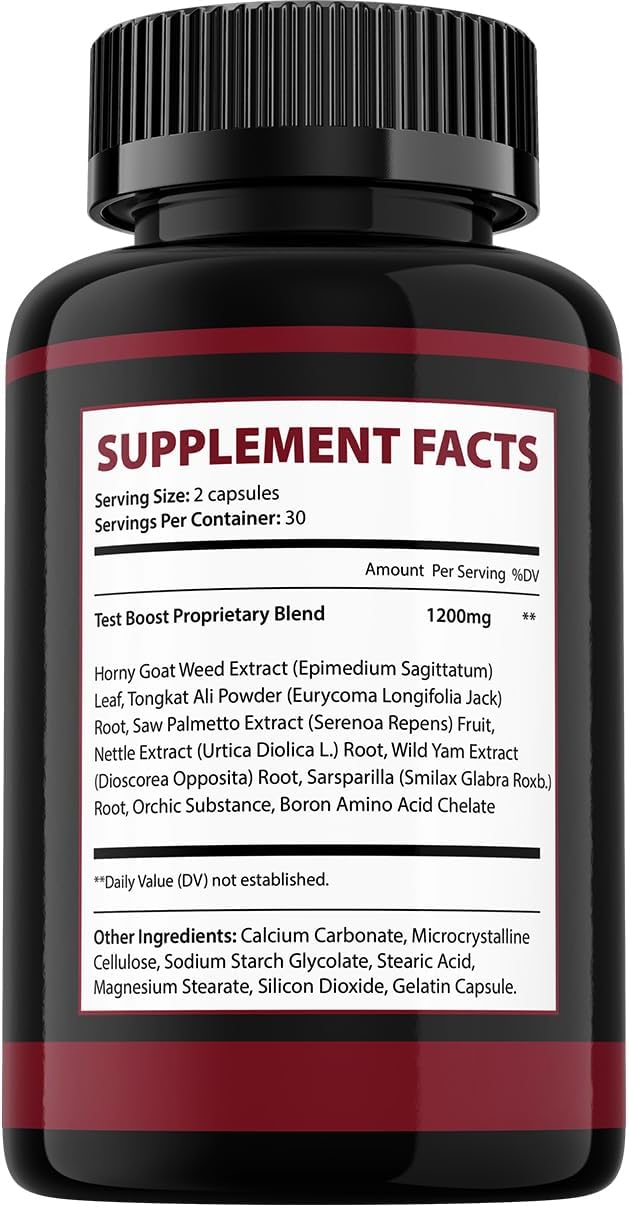 Erecpower Capsules for Men - Advanced Formula Food Supplement (60 Capsules) - görsel 3