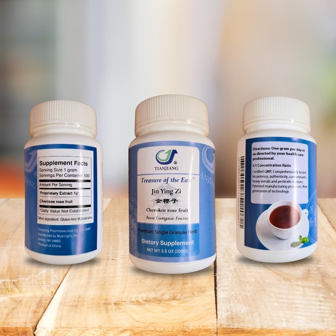 Treasure of the East Cherokee Rose Fruit - Jin Ying Zi (5:1 Concentrated Herbal Extract Granules, 100g) - görsel 2
