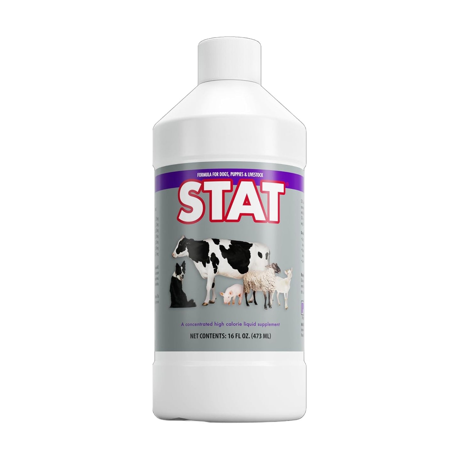 PRN Pharmacal STAT High-Calorie Nutritional Supplement for Dogs and Animals, Vanilla Flavour, 473 ml - görsel 1