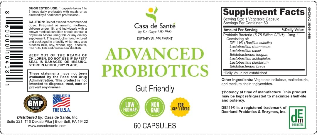 Casa de Sante Advanced Probiotic for Menopause & Perimenopause - görsel 2