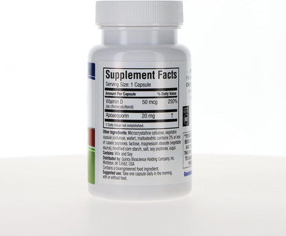 Prevagen Extra Strength - 30 Capsules (1 Month Supply) | Formulated for Your Brain | 20mg Apoaequorin + Vitamin D3 with Pill Organiser