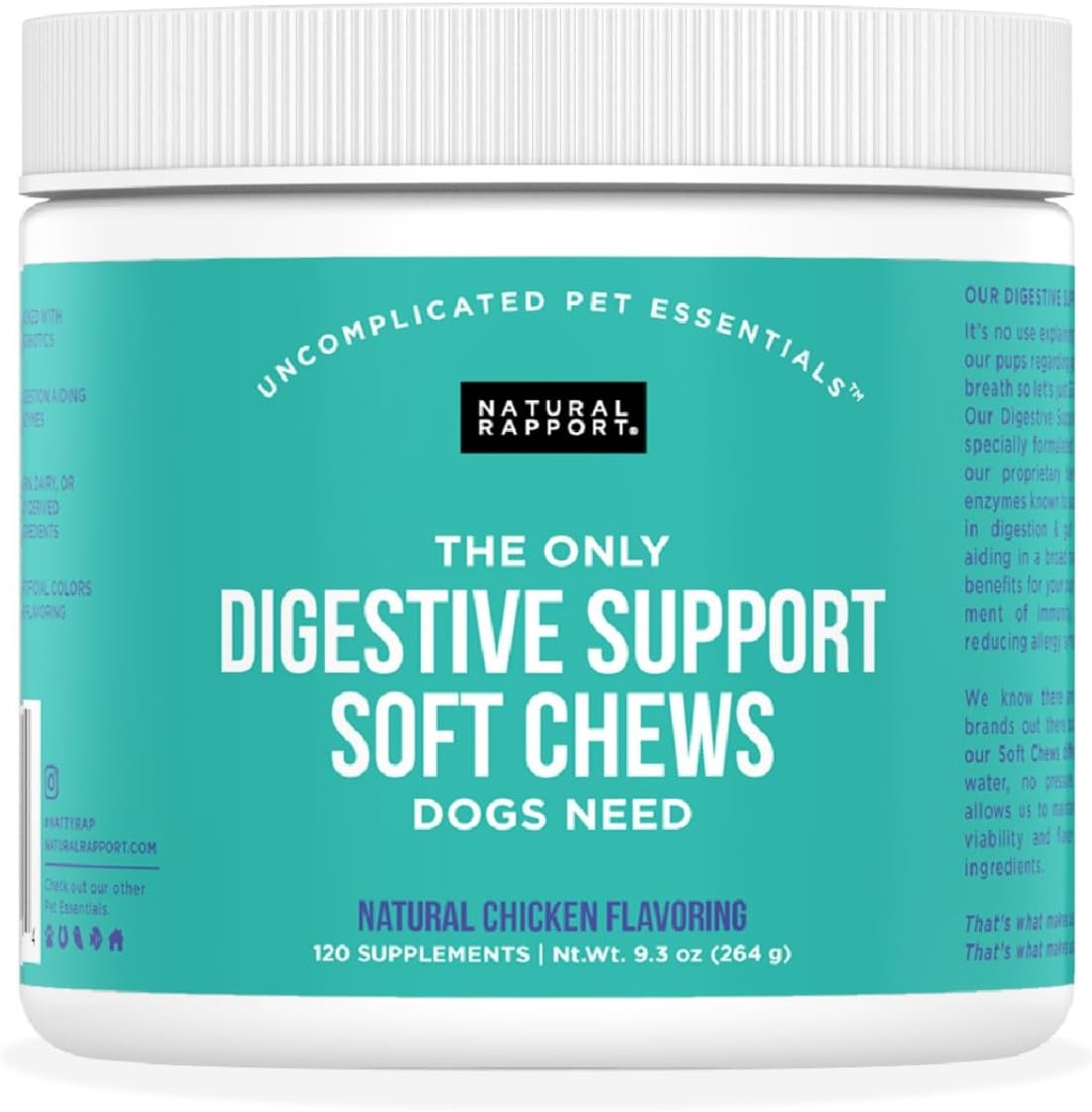Natural Rapport Dog Bladder Support Chews with Cranberry and D-Mannose, 120 Count - görsel 10