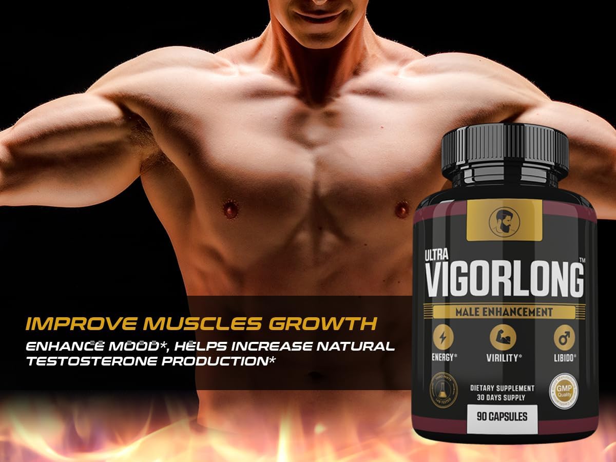 Ultra VigorLong Supplement Advanced Formula for Men, 90 Capsules - görsel 3