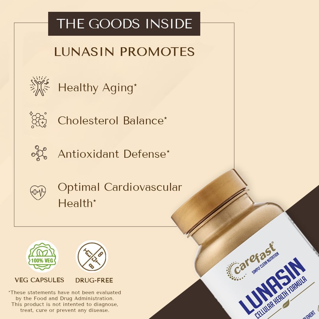 CAREFAST Lunasin - Cellular Health, Antioxidant & Epigenetic Support - görsel 6