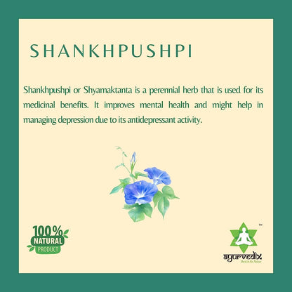 Ayurvedix Shankhpushpi Ark 3-Pack | Pure Natural Hydrosol | Supports Cognitive Function, Memory & Focus