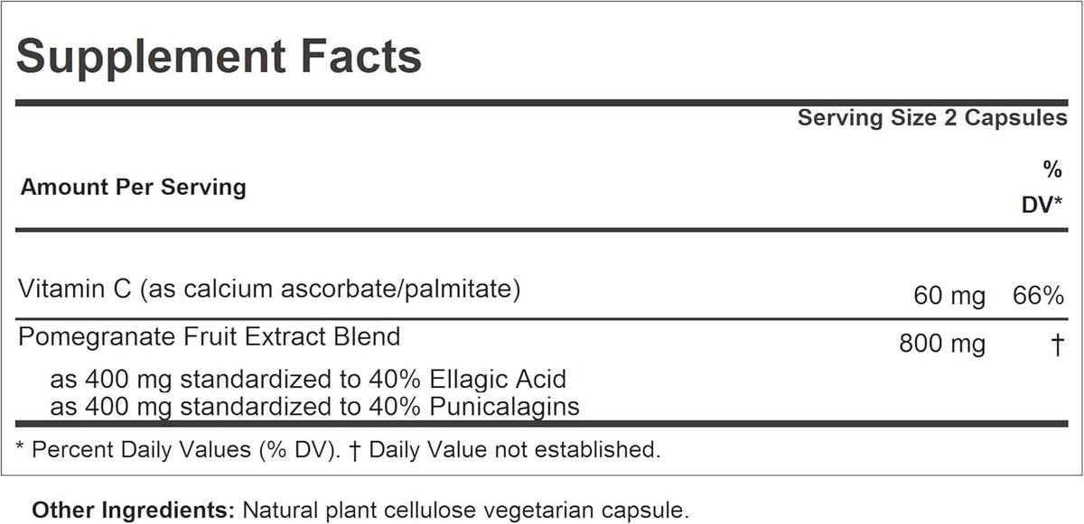 ANDREW LESSMAN Pomegranate 40-40 Complex - 180 Capsules - görsel 2