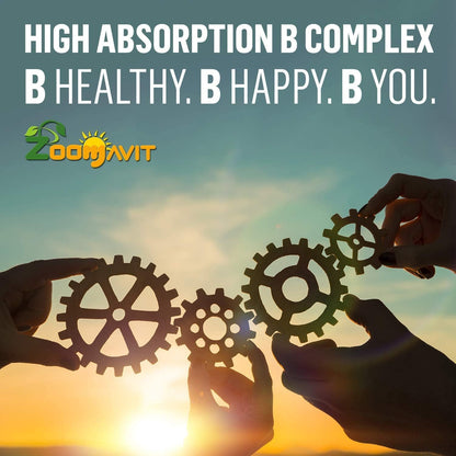 Zoomavit Vitamin B Complex Liquid Drops – 60 ml – Rapid Absorption