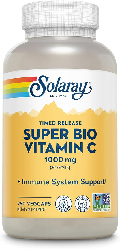SOLARAY Super Bio Buffered Vitamin C 1000mg Sustained Release
