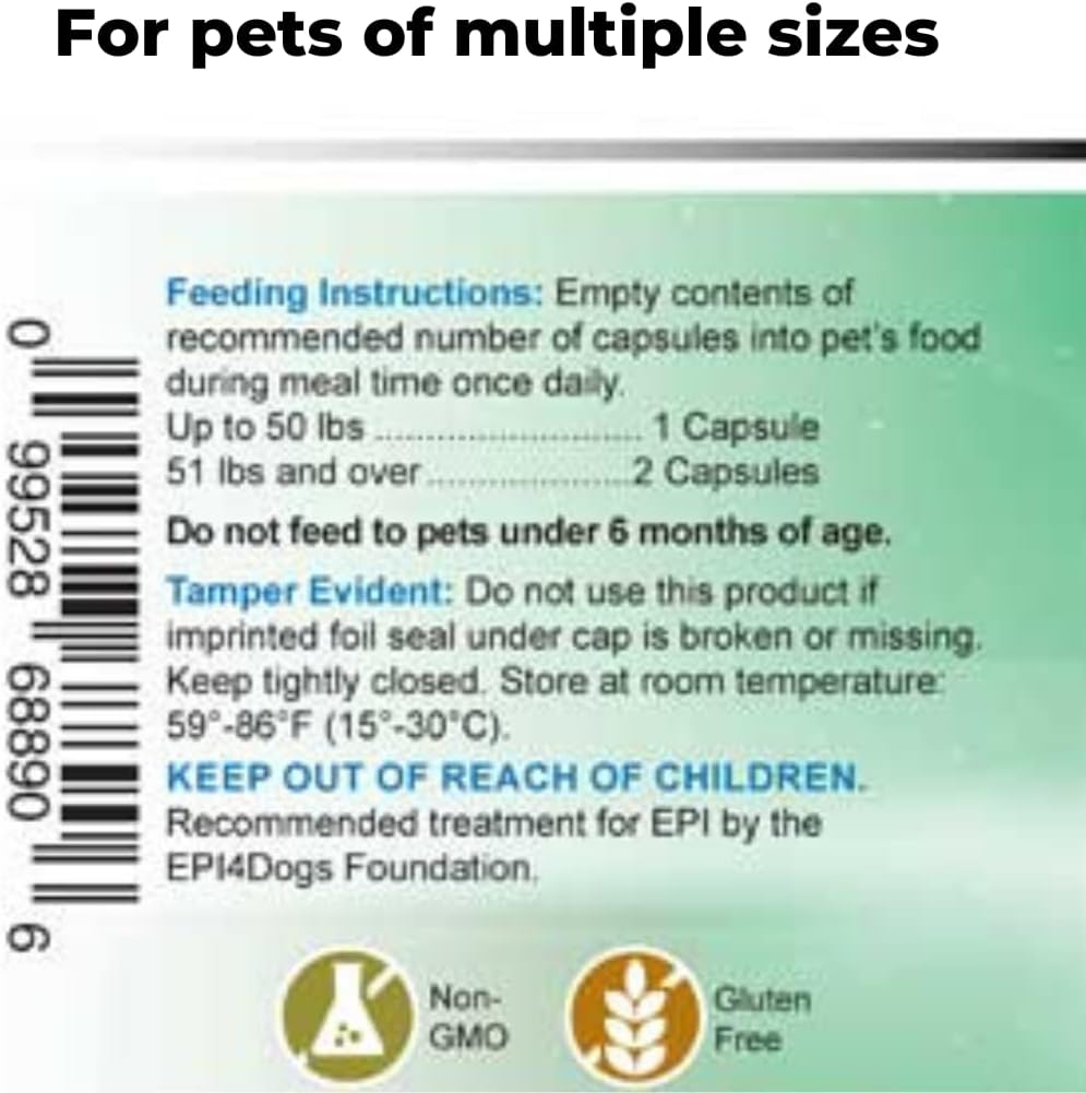 Pet Factor B-12 | Methylcobalamin Vitamin B12 for Dogs - 180 Capsules - görsel 6