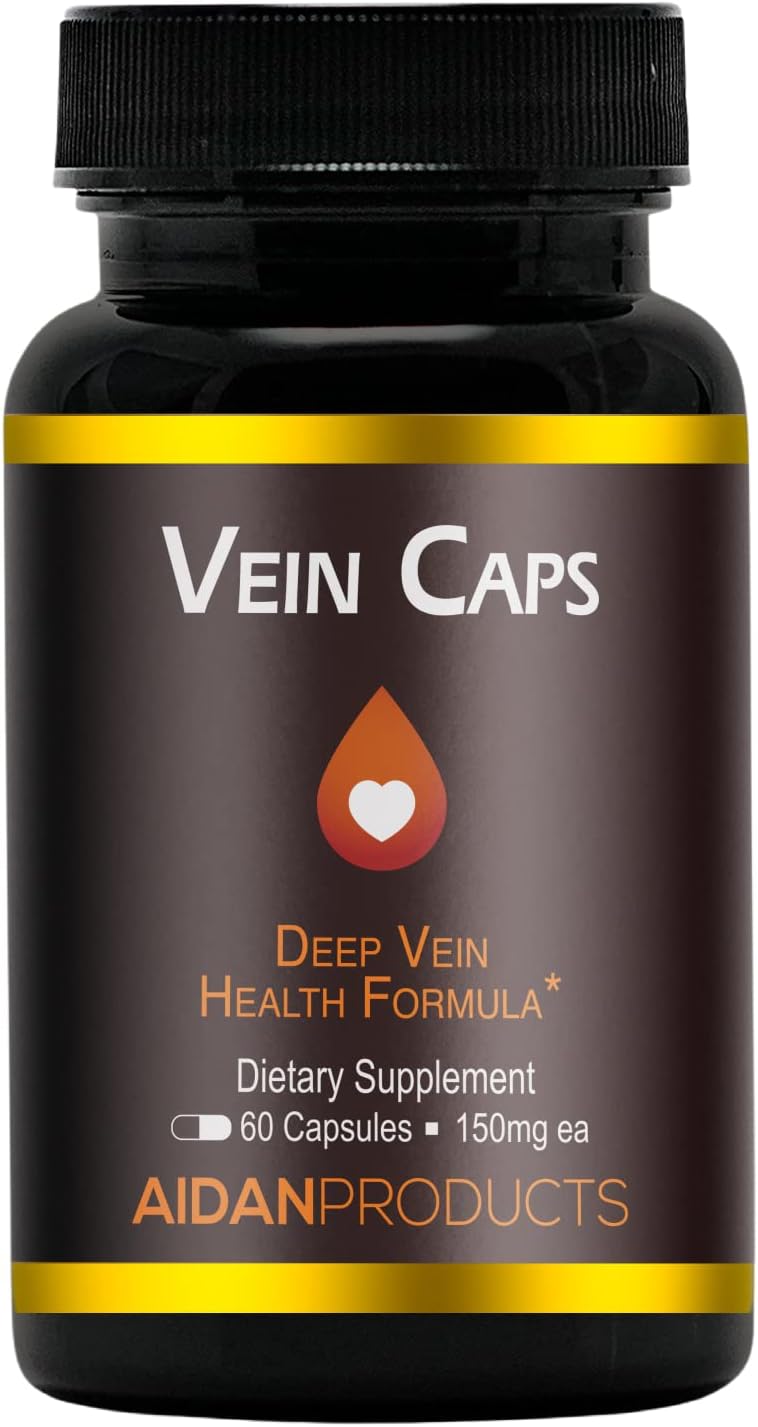 Vein Caps Supplement – Support Healthy Venous Function & Circulation with Pine Bark Extract, 60 Capsules - görsel 1