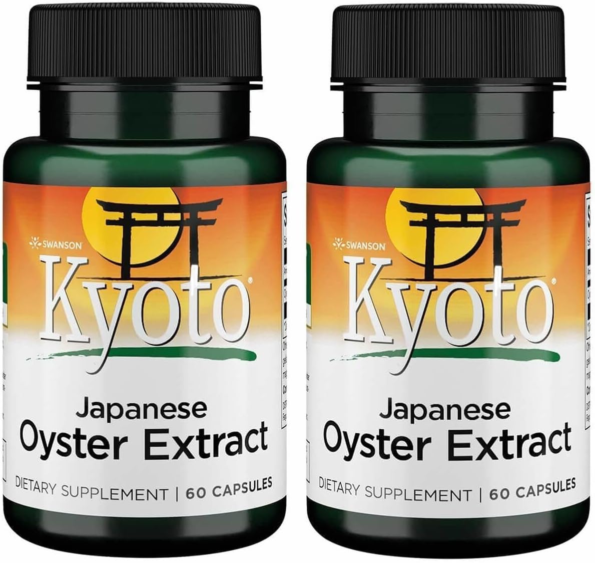 Swanson Kyoto Japanese Oyster Extract - 500mg, 60 Capsules (Pack of 2) - görsel 1